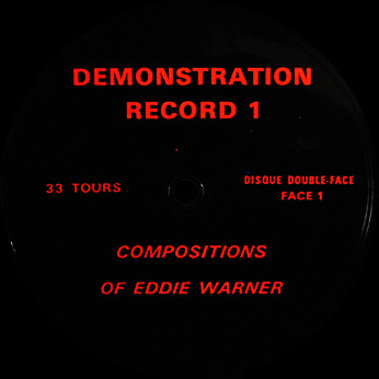 lataa albumi Eddie Warner - Demonstration Record Of Compositions Of Eddie Warner