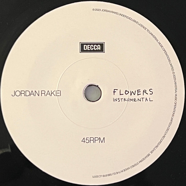 Jordan Rakei - Flowers | Decca (586 6118) - 4