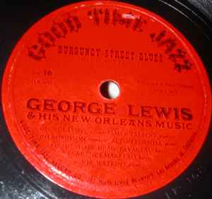George Lewis And His New Orleans Stompers - Burgundy Street Blues / Yaaka Hula Hickey Dula album cover