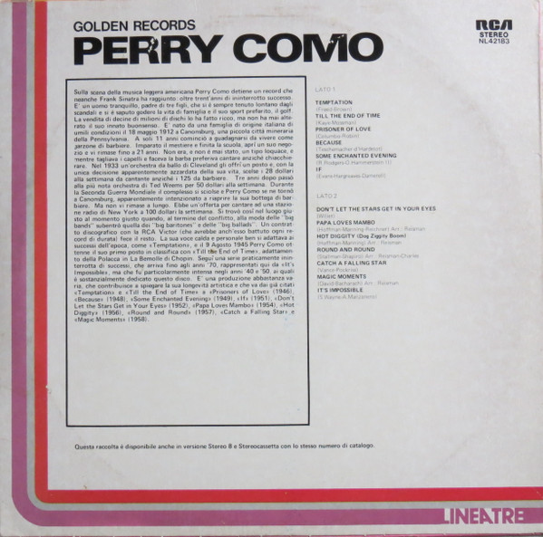 télécharger l'album Perry Como - Golden Records