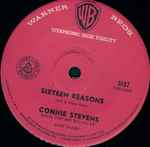 Cover of Sixteen Reasons / Little Sister, 1960, Vinyl