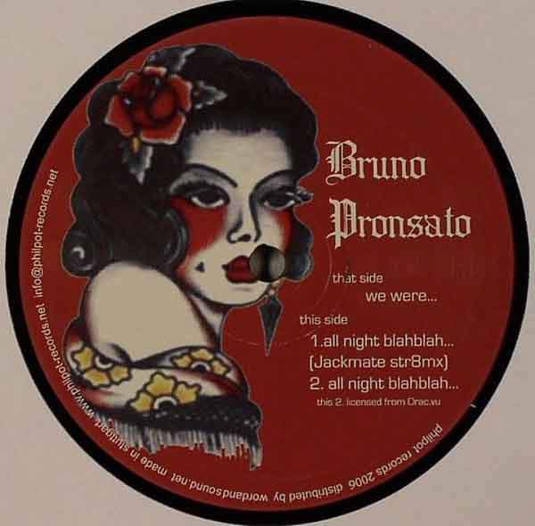 lataa albumi Bruno Pronsato - All Night Blahblah