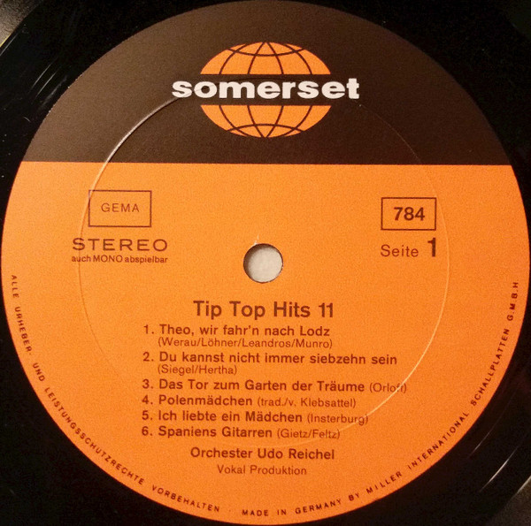 baixar álbum Orchester Udo Reichel - Tip Top Hits 11