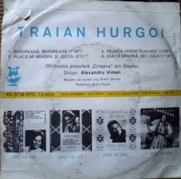 lataa albumi Traian Hurgoi - Bihoreană Bihoreană