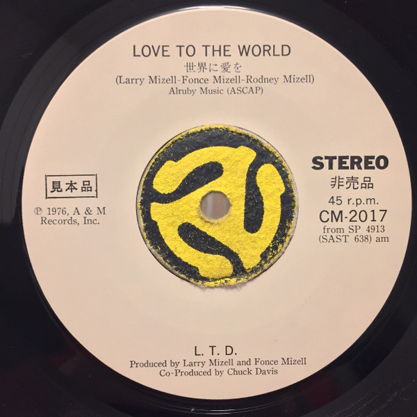 L.T.D. – Love To The World / Get Your It Together (1976, Vinyl