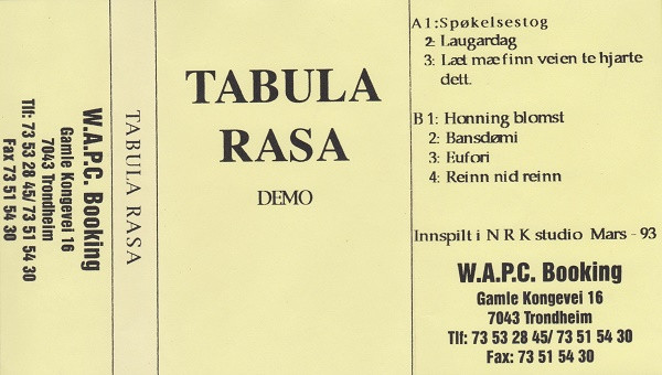 baixar álbum Tabula Rasa - Demo