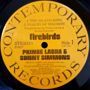 Prince Lasha & Sonny Simmons – Firebirds (1980, Vinyl) - Discogs