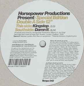 Horsepower Productions - Damn It / Kingstep album cover