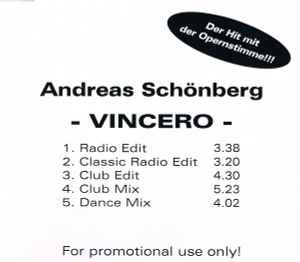 Andreas Schönberg - Vincero album cover