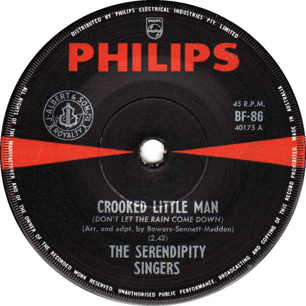 lataa albumi The Serendipity Singers - Crooked Little Man Dont Let The Rain Come Down