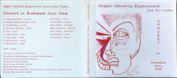 télécharger l'album HalperHendrix Experiment ,feat Ric Toldon - Concert In Budapest Jazz Club