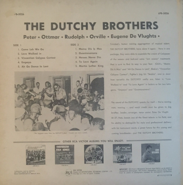 last ned album Pete De Vlught & His Orch (The Dutchy's) - The Dutchy Brothers