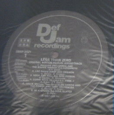 Less Than Zero (Original Motion Picture Soundtrack) (1987, Cassette) -  Discogs