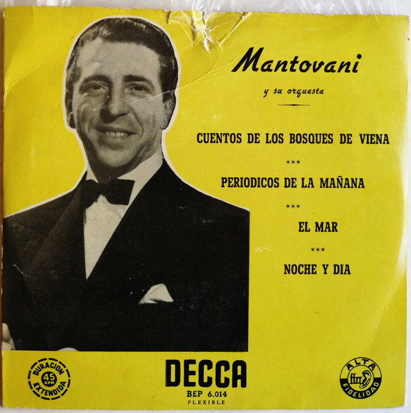 Mantovani Y Su Orquesta – Cuentos De Los Bosques De Viena / Periódicos De  La Mañana / El Mar / Noche Y Día (Vinyl) - Discogs