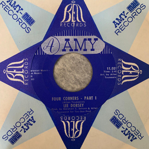 Lee Dorsey – Four Corners, Part I & II (1968, BW, Vinyl) - Discogs