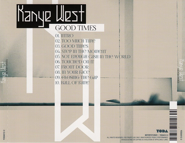 télécharger l'album Kanye West - Good Times