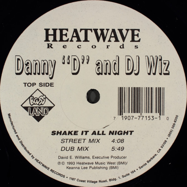 télécharger l'album Danny D and DJ Wiz - Shake It All Night