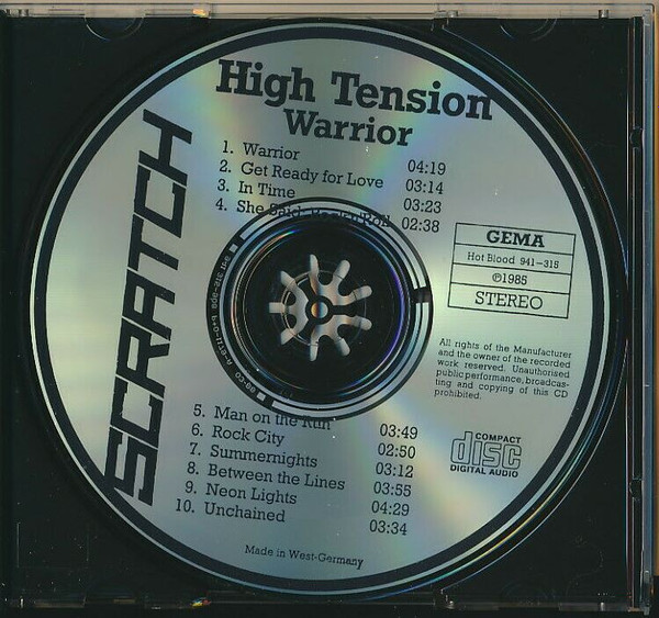 ladda ner album Download High Tension - Warrior album