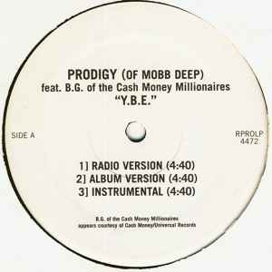 Prodigy Feat. B.G. – Y.B.E. (2000, Vinyl) - Discogs