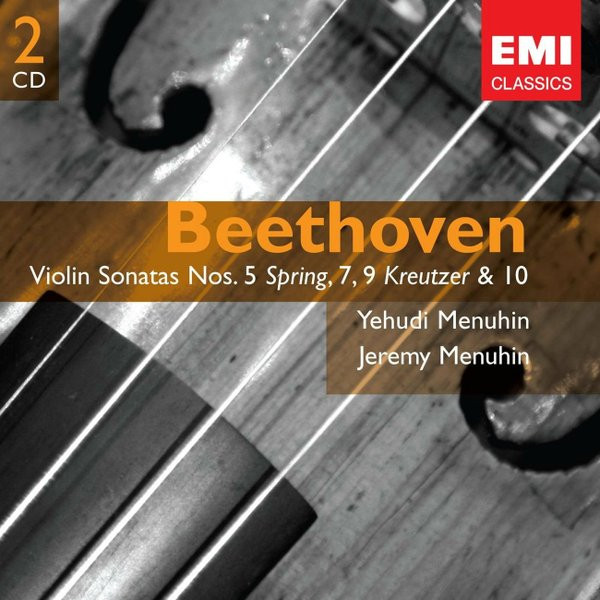 lataa albumi Ludwig van Beethoven, Yehudi Menuhin, Jeremy Menuhin - Violin Sonatas Nos 579 10