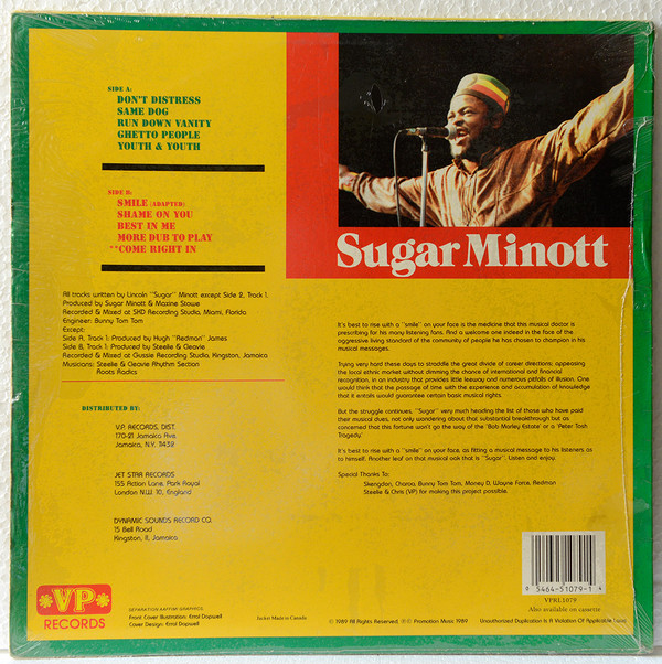 télécharger l'album Sugar Minott - Smile