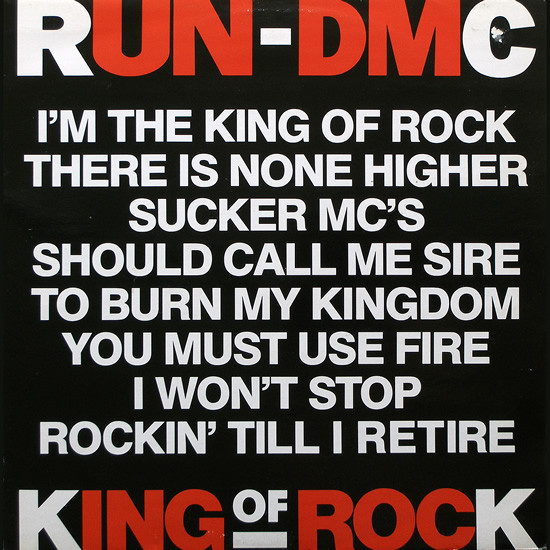 Run-DMC – King Of Rock (1986, Vinyl) - Discogs