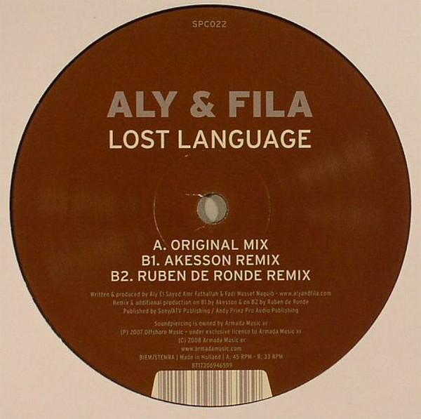 lataa albumi Aly & Fila - Lost Language