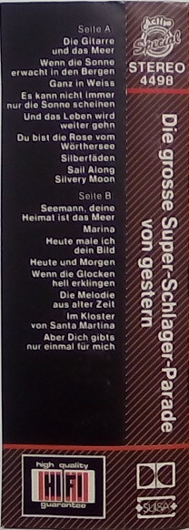 Album herunterladen Various - Die Grosse Super Schlager Parade Von Gestern