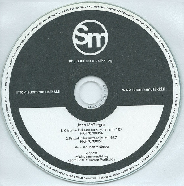 John McGregor – Kristallin Kirkasta (2007, CDr) - Discogs