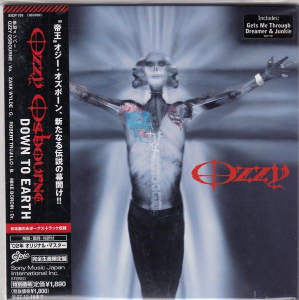 Ozzy Osbourne – Down To Earth (2007, Paper Sleeve, CD) - Discogs