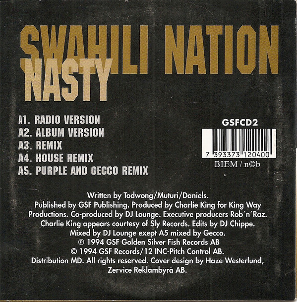 last ned album Swahili Nation - Nasty