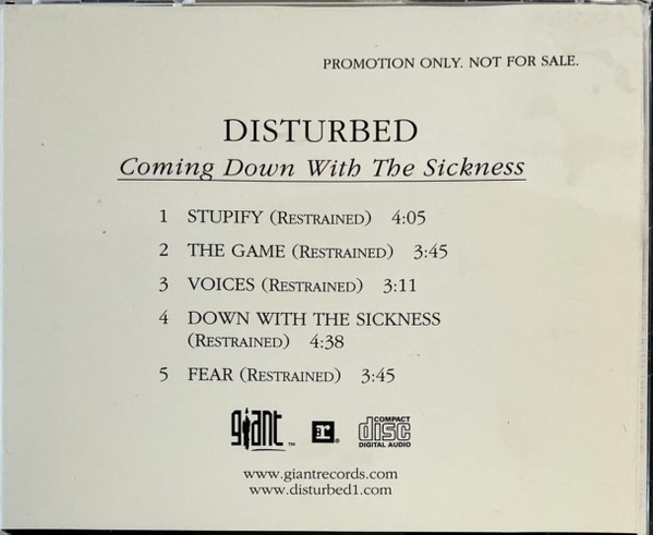 Disturbed - The Sickness with 5 Bonus Tracks - NEW CD (sealed) IMPORT