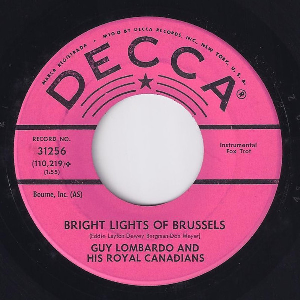 last ned album Guy Lombardo And His Royal Canadians - Bright Lights Of Brussels