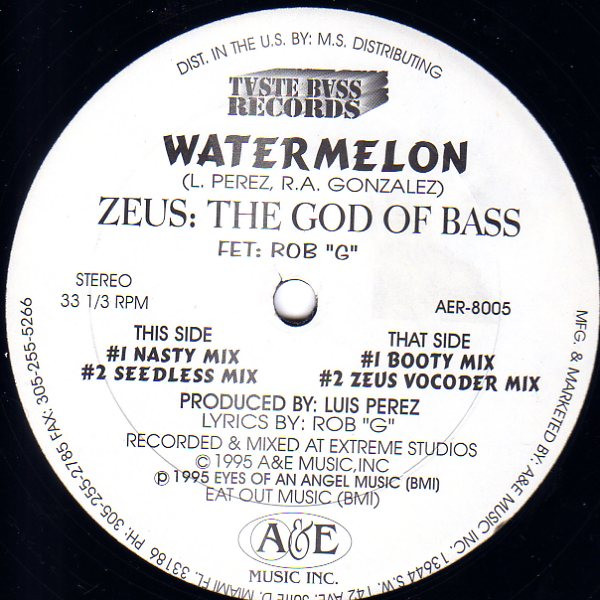 descargar álbum Zeus The God Of Bass Feat Rob G - Watermelon