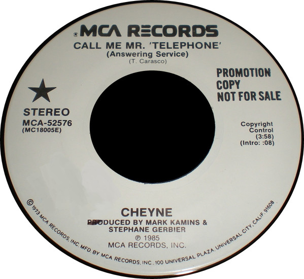 télécharger l'album Cheyne - Call Me Mr Telephone Answering Service