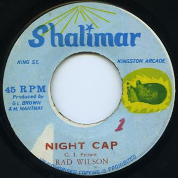descargar álbum Rad Wilson The Shalimars - Night Cap Love Is Nice