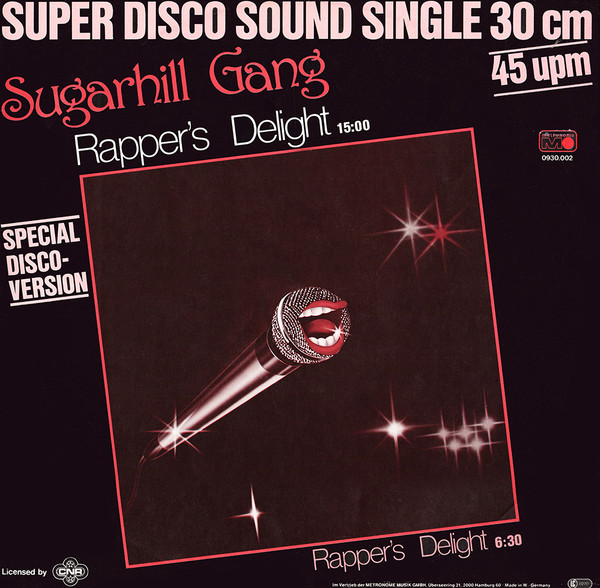 Sugarhill Gang – Rapper's Delight (1979, Special Disco-Version 