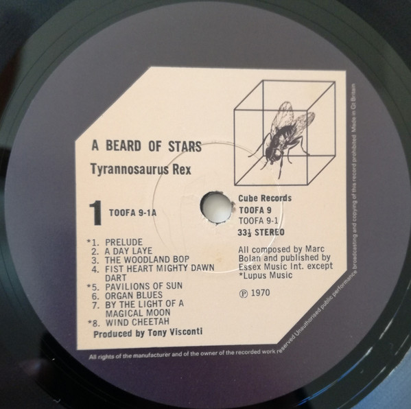 Tyrannosaurus Rex – A Beard Of Stars / Unicorn (1972, Vinyl) - Discogs