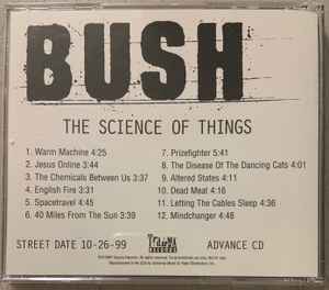 Bush - The Science of Things - Advance CD album cover