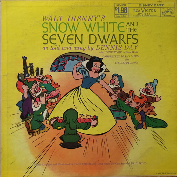 Walt Disney's Snow White And The Seven Dwarfs (1960, Vinyl) - Discogs