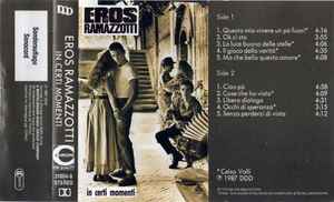 Eros Ramazzotti - In Certi Momenti album cover