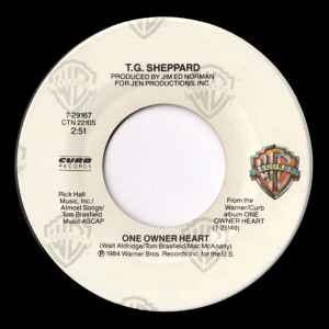 T.G. Sheppard - One Owner Heart album cover