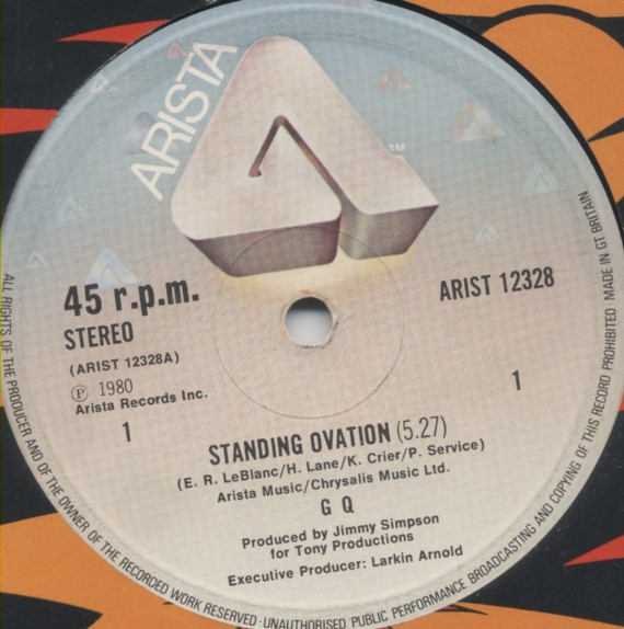 GQ – Standing Ovation (1980, Vinyl) - Discogs