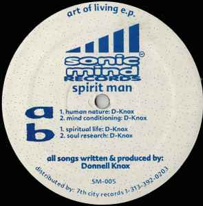 Spirit Man - Art Of Living E.P. album cover