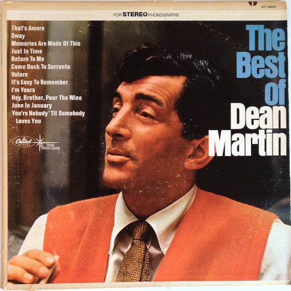 Dean Martin – The Best Of Dean Martin (1967, Vinyl) - Discogs