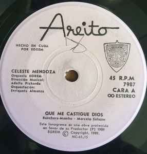 Celeste Mendoza - Que Me Castigue Dios / Recordare Tu Boca album cover