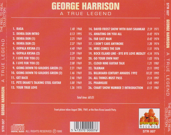 lataa albumi George Harrison - A True Legend
