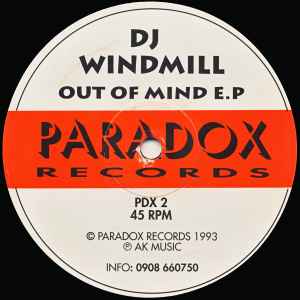 DJ Windmill - Out Of Mind E.P album cover