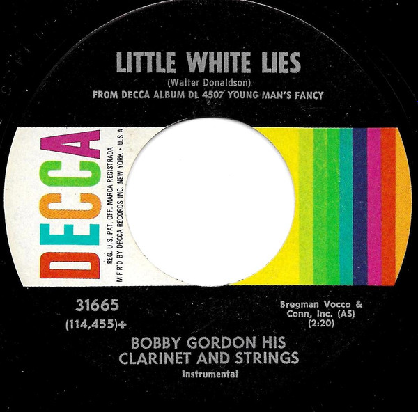 descargar álbum Bobby Gordon His Clarinet And Strings - Again Little White Lies
