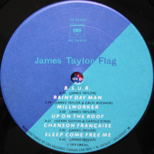 James Taylor - Flag | Columbia (FC 36058) - 4